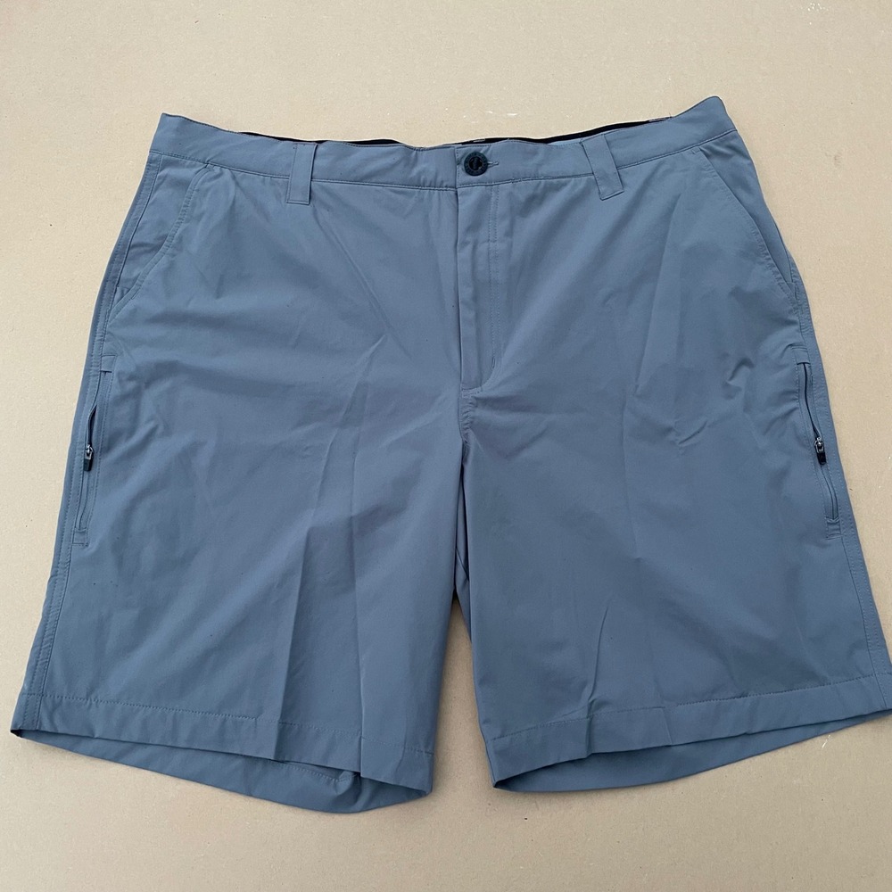 Orvis Tech Shorts Mens 40 Gray Pre-owned Excellent Zipped Pockets Stretch